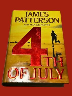 James Patterson "4th of July" Hardcover - Yellow & Red